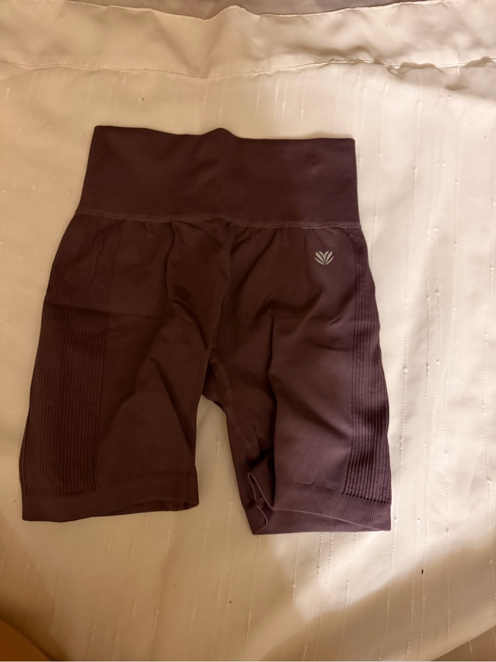 Forever 21 Plum High-Waist Bike Shorts